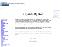 Tablet Screenshot of crystalsbyrob.com